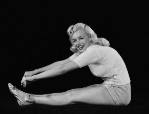 Marilyn Monroe también pertenece al mundo del yoga